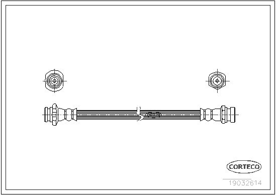 CORTECO 19032614 Brake Hose