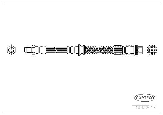 CORTECO 19032617 Brake Hose