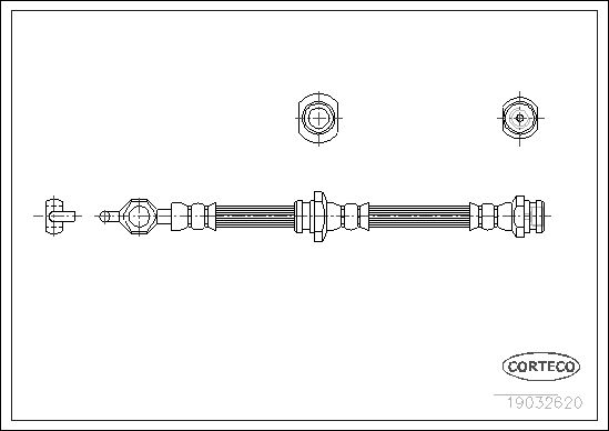 CORTECO 19032620 Brake Hose