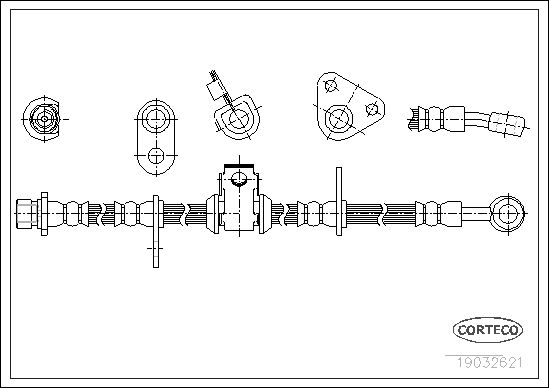 CORTECO 19032621 Brake Hose
