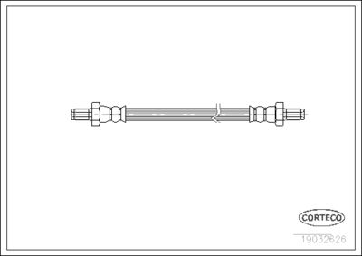 Brake Hose CORTECO 19032626