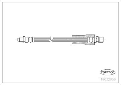 Brake Hose CORTECO 19032656