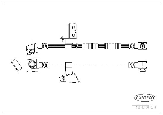 CORTECO 19032659 Brake Hose