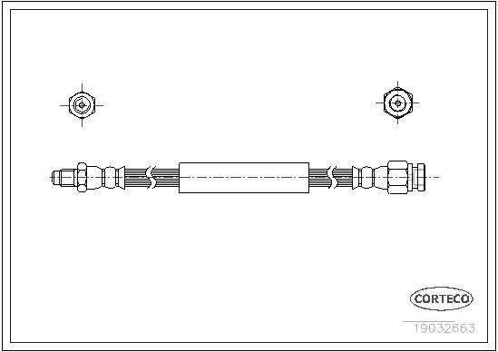 CORTECO 19032663 Brake Hose