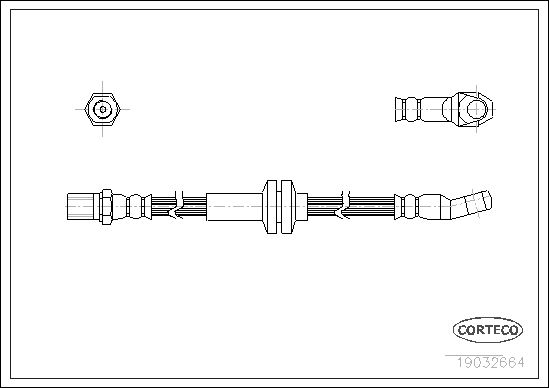 CORTECO 19032664 Brake Hose