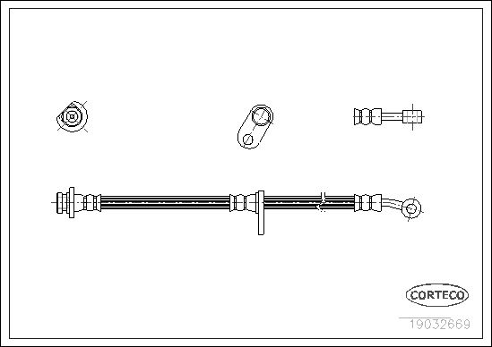 CORTECO 19032669 Brake Hose