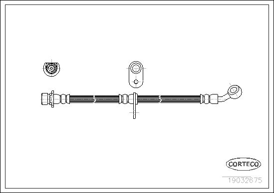 CORTECO 19032675 Brake Hose
