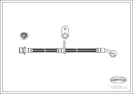 CORTECO 19032676 Brake Hose