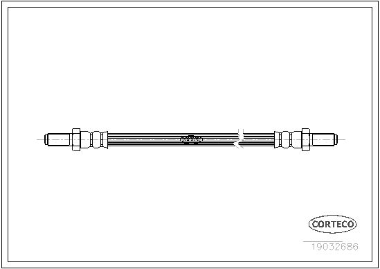 CORTECO 19032686 Brake Hose