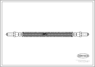 Brake Hose CORTECO 19032687