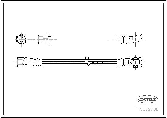 CORTECO 19032688 Brake Hose