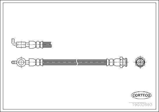 CORTECO 19032693 Brake Hose