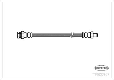 Brake Hose CORTECO 19032697