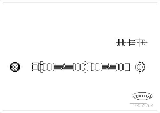 CORTECO 19032708 Brake Hose