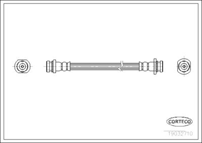 Brake Hose CORTECO 19032710