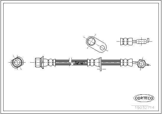 CORTECO 19032714 Brake Hose