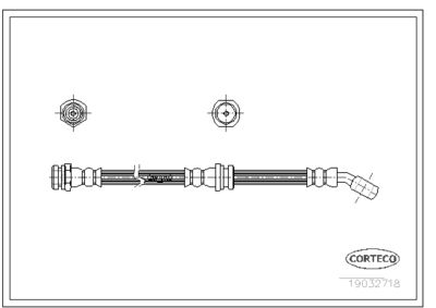 Brake Hose CORTECO 19032718
