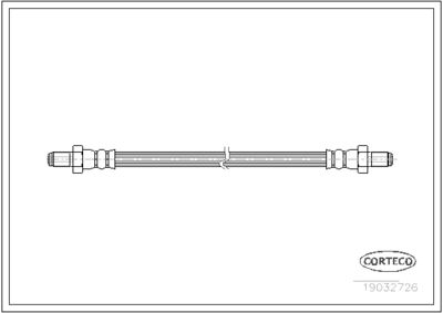 Brake Hose CORTECO 19032726
