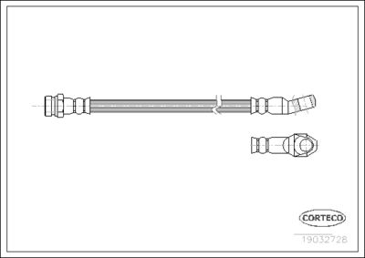 Brake Hose CORTECO 19032728