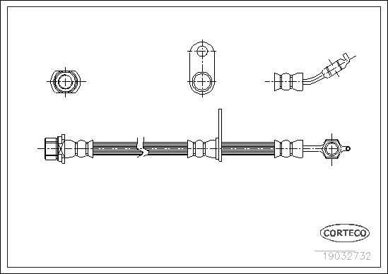 CORTECO 19032732 Brake Hose