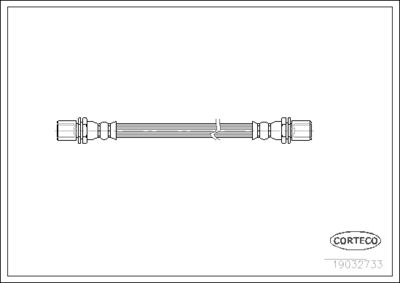 Brake Hose CORTECO 19032733
