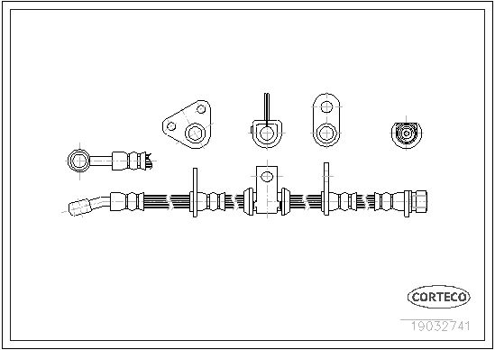 CORTECO 19032741 Brake Hose