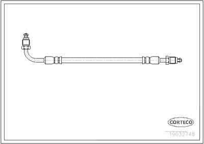 Brake Hose CORTECO 19032748