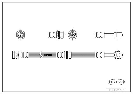 CORTECO 19032752 Brake Hose
