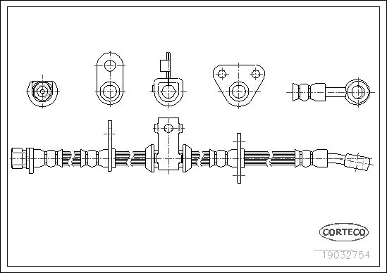 CORTECO 19032754 Brake Hose