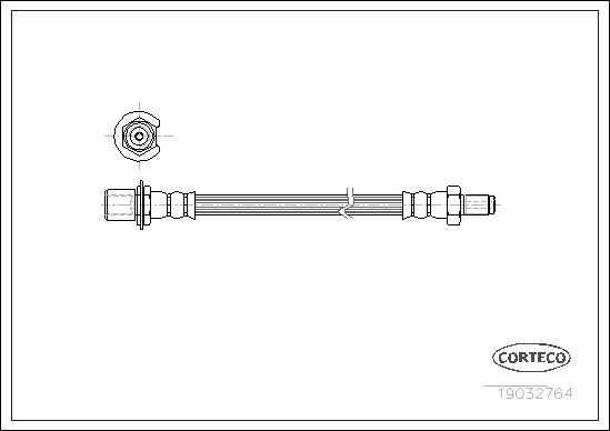 CORTECO 19032764 Brake Hose