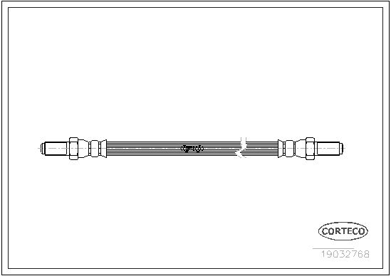 CORTECO 19032768 Brake Hose
