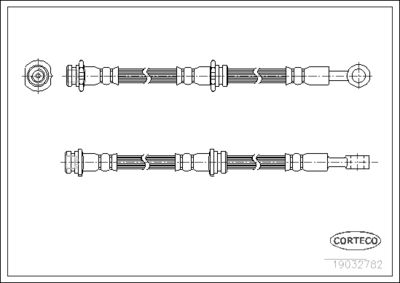 Brake Hose CORTECO 19032782