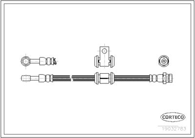 Brake Hose CORTECO 19032783