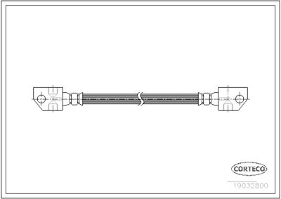 Brake Hose CORTECO 19032800
