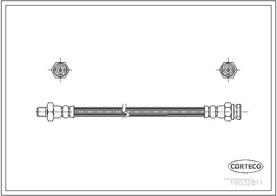 CORTECO 19032811 Brake Hose