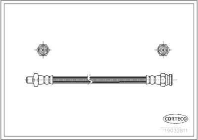 Brake Hose CORTECO 19032811