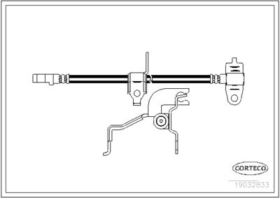 Brake Hose CORTECO 19032833