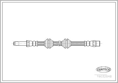 Brake Hose CORTECO 19032848