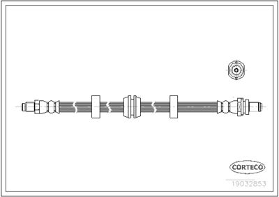 Brake Hose CORTECO 19032853