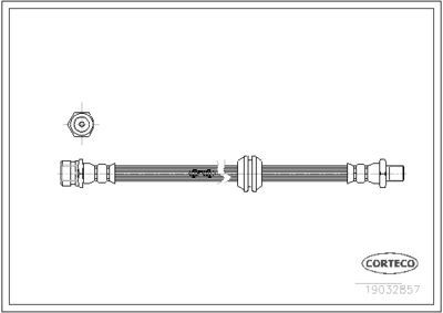 Brake Hose CORTECO 19032857