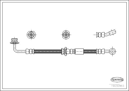 CORTECO 19032863 Brake Hose