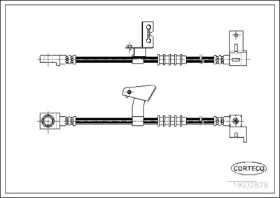 Brake Hose CORTECO 19032878