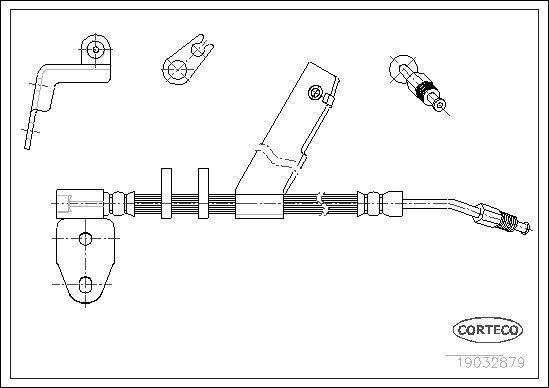 CORTECO 19032879 Brake Hose