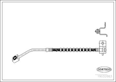 Brake Hose CORTECO 19032883