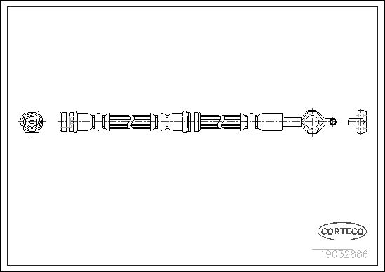 CORTECO 19032886 Brake Hose