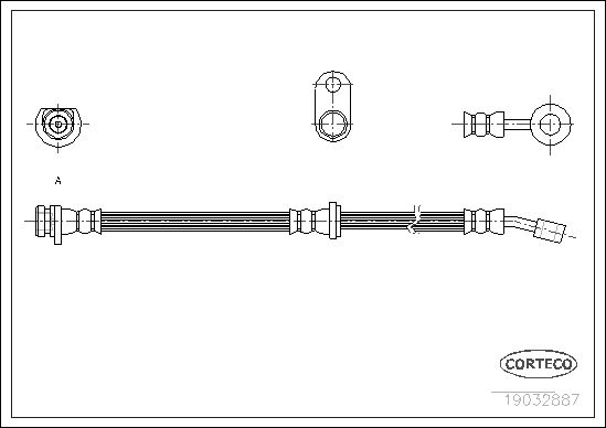 CORTECO 19032887 Brake Hose