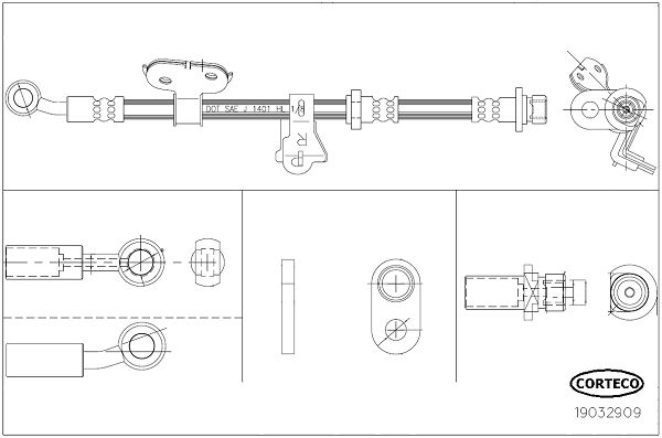 CORTECO 19032909 Brake Hose