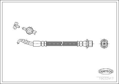 Brake Hose CORTECO 19032917