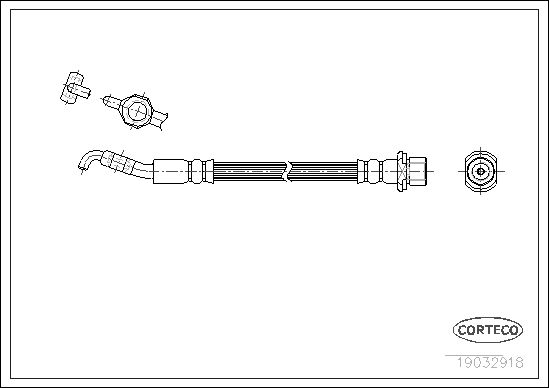CORTECO 19032918 Brake Hose
