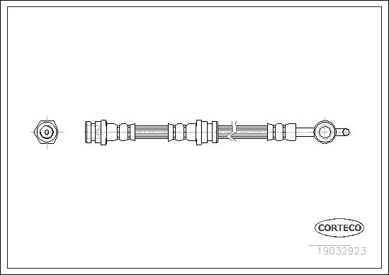 CORTECO 19032923 Brake Hose